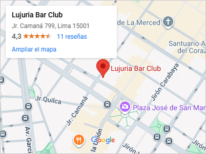 mapa lujuria club