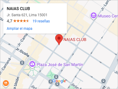 mapa naias club